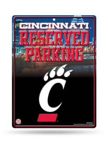 Cincinnati Bearcats Metal Parking Sign - Silver