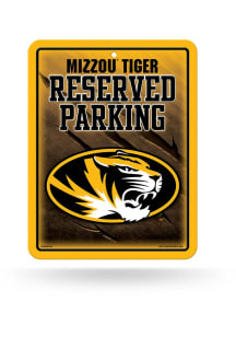 Missouri Tigers Metal Parking Sign - Silver