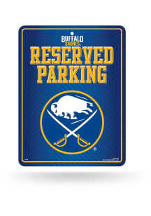 Buffalo Sabres Metal Parking Sign - Silver