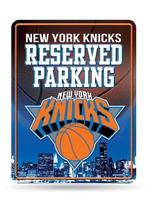 New York Knicks Metal Parking Sign - Silver