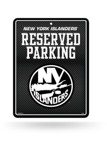 New York Islanders Metal Parking Sign - Black