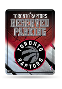 Toronto Raptors Metal Parking Sign - Silver
