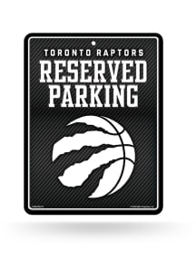 Toronto Raptors Metal Parking Sign - Black