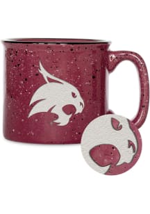Texas State Bobcats 12oz Campfire Ceramic Mug - Maroon