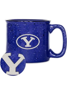 BYU Cougars 12oz Campfire Ceramic Mug - Blue