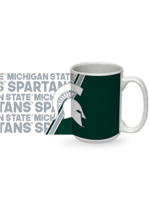 Michigan State Spartans 15oz Ceramic Mug - White