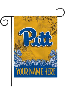 Pitt Panthers Personalized Garden Flag - White