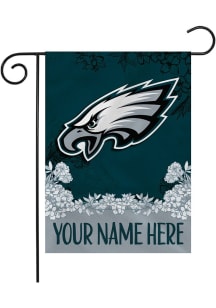 Philadelphia Eagles Personalized Garden Flag - White