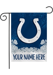 Indianapolis Colts Personalized Garden Flag - White