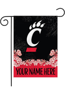 Cincinnati Bearcats Personalized Garden Flag - White