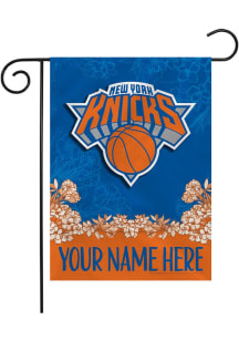 New York Knicks Personalized Garden Flag - White