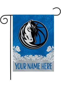 Dallas Mavericks Personalized Garden Flag - White