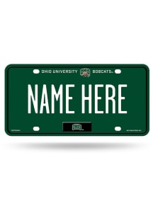 Ohio Bobcats Green Personalized Car Accessory License Plate