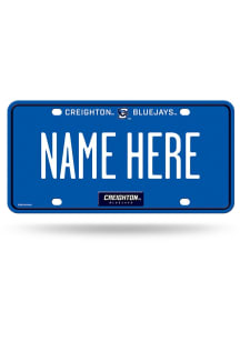 Creighton Bluejays Blue Personalized Car Accessory License Plate