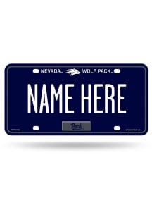 Nevada Wolf Pack Blue Personalized Car Accessory License Plate