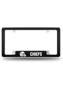 Kansas City Chiefs All Over Carbon Fiber License Frame