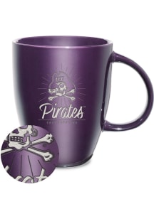 East Carolina Pirates 18oz Sunburst Lustre Ceramic Mug - Purple