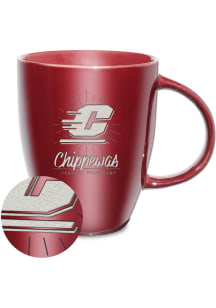 Central Michigan Chippewas 18oz Sunburst Lustre Ceramic Mug - Maroon