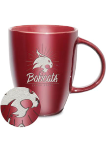 Texas State Bobcats 18oz Sunburst Lustre Ceramic Mug - Maroon