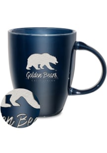Cal Golden Bears 18oz Sunburst Lustre Ceramic Mug - Navy Blue