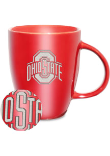 Ohio State Buckeyes 18oz Lustre Ceramic Mug - Red