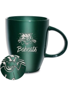 Ohio Bobcats 18oz Sunburst Lustre Ceramic Mug - Green