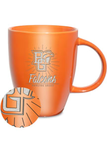 Bowling Green Falcons 18oz Sunburst Lustre Ceramic Mug - Orange