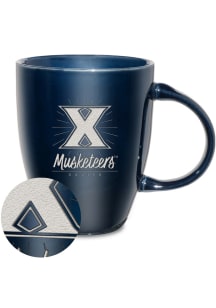 Xavier Musketeers 18oz Sunburst Lustre Ceramic Mug - Navy Blue