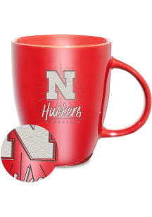 Nebraska Cornhuskers 18oz Sunburst Lustre Ceramic Mug - Red