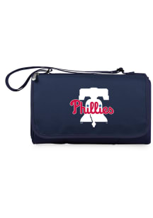 Philadelphia Phillies Outdoor Picnic Fleece Blanket - Navy Blue