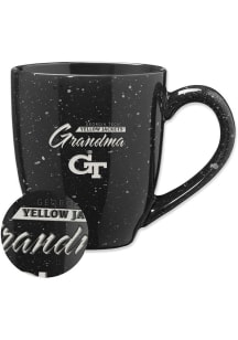 GA Tech Yellow Jackets Grandma 16oz Speckle Ceramic Mug - Black