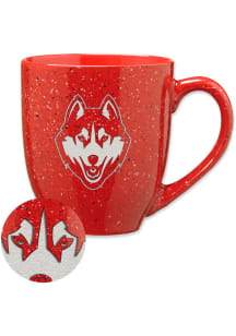UConn Huskies 16oz Speckle Ceramic Mug - Red