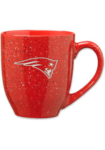New England Patriots 16oz Speckle Ceramic Mug - Red
