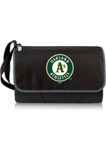 Oakland Athletics Outdoor Picnic Fleece Blanket - Black