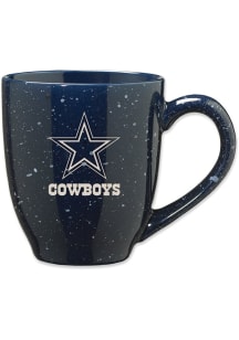 Dallas Cowboys 16oz Team Logo Speckled Ceramic Mug - Navy Blue