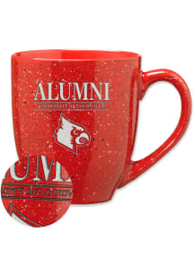 Louisville Cardinals 16oz Alumni Speckled Ceramic Mug - Red