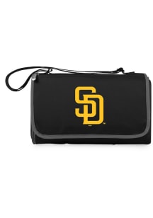 San Diego Padres Outdoor Picnic Fleece Blanket - Black