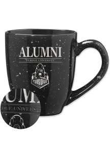 Purdue Boilermakers 16oz Alumni Speckled Ceramic Mug - Black
