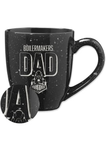 Purdue Boilermakers 16oz #1 Dad Speckle Ceramic Mug - Black