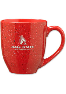 Ball State Cardinals 16oz Speckle Ceramic Mug - Red