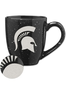 Michigan State Spartans 16oz Speckle Ceramic Mug - Black