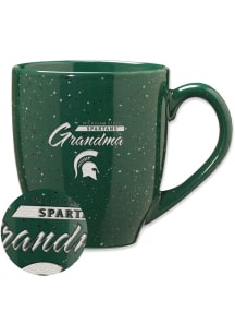 Michigan State Spartans Grandma 16oz Speckle Ceramic Mug - Green