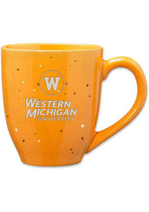 Western Michigan Broncos 16oz Speckle Ceramic Mug - Yellow