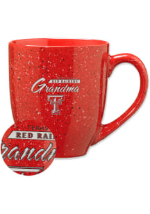 Texas Tech Red Raiders Grandma 16oz Speckle Ceramic Mug - Red