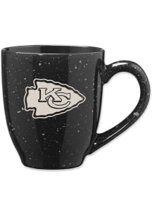 Kansas City Chiefs 16oz Team Logo Speckled Ceramic Mug - Black