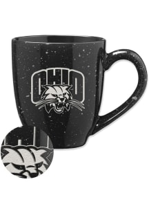 Ohio Bobcats 16oz Speckle Ceramic Mug - Black