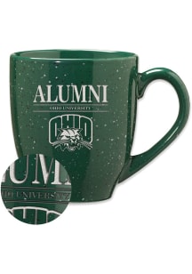 Ohio Bobcats Alumni 16oz Speckle Ceramic Mug - Green
