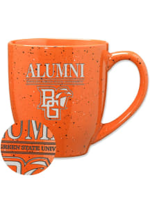 Bowling Green Falcons Alumni 16oz Speckle Ceramic Mug - Orange