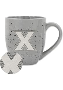 Xavier Musketeers 16oz Speckle Ceramic Mug - Grey