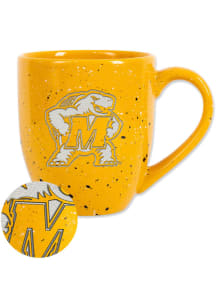 Maryland Terrapins 16oz Speckle Ceramic Mug - Yellow
